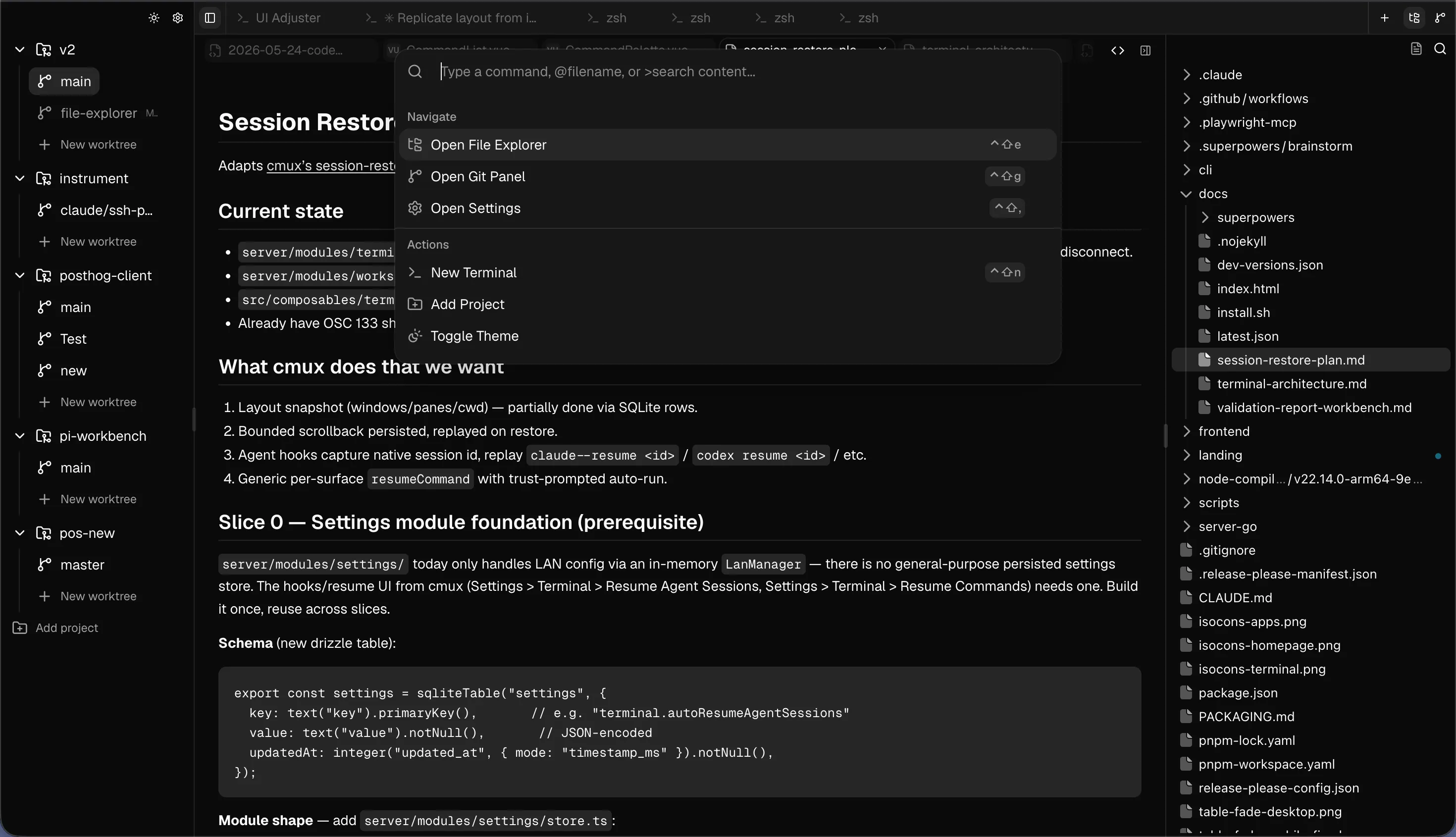 CMD PALETTE